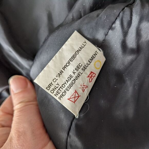 Vintage 80S 90s oversized casual isle black purple Small - Picture 9 of 12